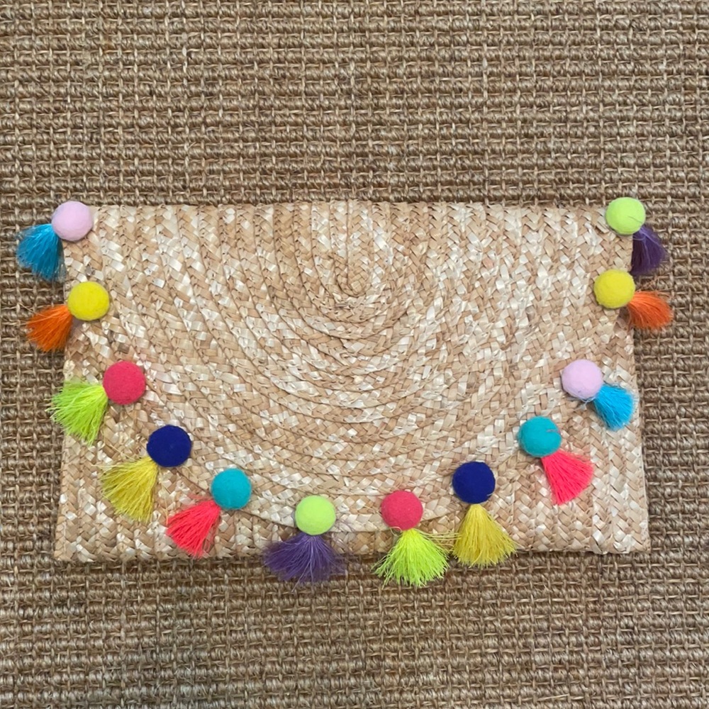 NEW Raffia Clutch